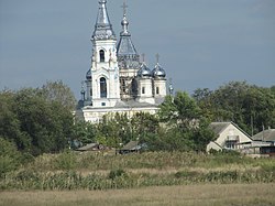 Church in village Dmitrievsky, Krasnogvardeysky District