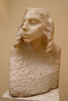 Sculptor E.D. Nikiforova-Kirpichnikova, 1908