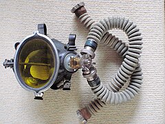 IDA-71 mask, DSV and breathing hoses