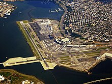 Aerial view of LaGuardia Airport
