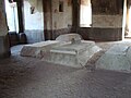 Graves in main chamber