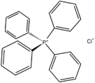 四苯基氯化鏻 (C6H5)4PCl，是對稱的抗衡陽離子氯化物鹽，常用於有機金屬化學。