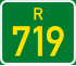 Regional route R719 shield