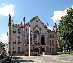 Town hall in Ośno Lubuskie