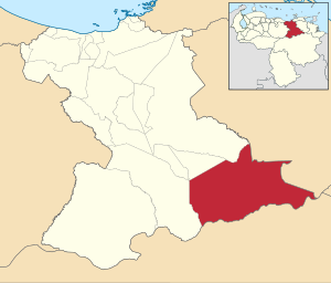 Location in Anzoátegui