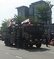 Volvo FMX heavy recovery vehicle of Malaysian Army.