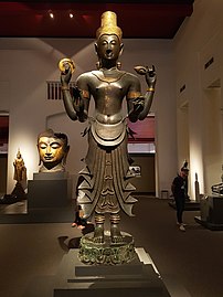 Sculpture of Narayana around 14/15th century, found at the Devasathan, inner Bangkok, Thailand