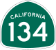 State Route 134 marker