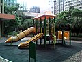 A children's playground in Cheung Fat Estate