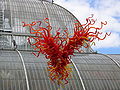 Dale Chihuly glass art at the exhibition of his work in 2005, Kew Gardens