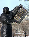 Barbara Paterson's statue of Nellie McClung in the Famous five, Parliament Hill, Ottawa, Ontario