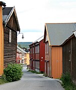 Finneveta, one of the narrow old streets in Røros