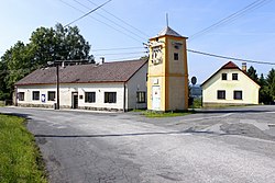 Municipal office in the centre of Hvozdec