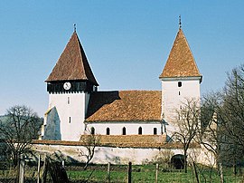 Fortified church of Merghindeal village