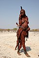 纳米比亚的辛巴族少妇