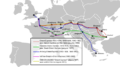 Map of the Orient Express