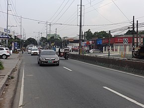 Ortigas Extension - near Panasonic, with Route 60 sign (Taytay, Rizal)(2017-08-08).jpg