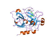 1zsj: Crystal Structure of the Catalytic Domain of Coagulation Factor XI in complex with N-(7-Carbamimidoyl-naphthalen-1-yl)-3-hydroxy-2-methyl-benzamide