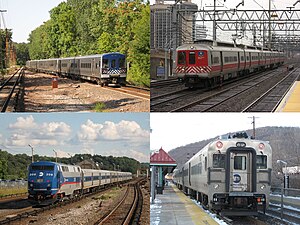 Metro-North Railroad provides services in the lower Hudson Valley and Western Connecticut.