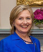 Photographic portrait of Hillary Clinton