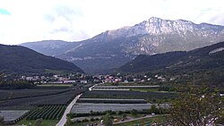 Panorama of Terlago (Comune di Vallelaghi, Trento, Italy)