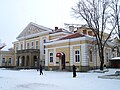 (Yambol Theatre by winter, Yambol, Bulgaria), Photo by en:User:Eee555, {{PD-user-w}}