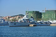 存放于青岛海军博物馆的6607型驱逐舰“鞍山”舰（舷号101）