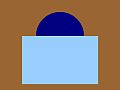 The distinguishing patch of the 52nd Battalion (New Ontario), CEF.