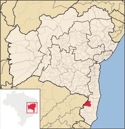 Location in Bahia