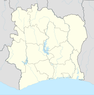 阿博维尔在象牙海岸的位置