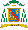 Coat of arms as first Bishop of Lipa