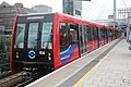 The new B07/09 rolling stock at Poplar DLR station.