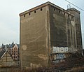 Bienertmühle granary (2009), demolished in 2010, last remains removed in 2012.