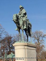 General Alpheus Starkey Williams Memorial (1810 – 1878) Henry Merwin Shady (1912–1921) Belle Isle Park, Detroit, Michigan