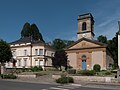 Givonne, church in the street