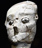 安加扎勒雕像頭部細節