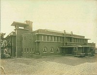 The old residence in the year of its completion, 1929