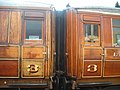 The LNER uses teak for their coaches until 1942 when the Thompson all steel coaches are introduced, both kinds coexist.