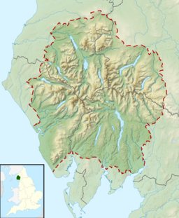 Skiddaw在Lake District的位置