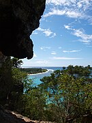 Cliff near Cueva Diamante