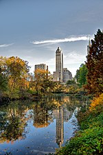 HDR image of the Central Park, NYC, during Autumn