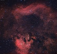 Amateur image of NGC 7822 by Jeff Johnson