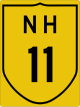National Highway 11 shield}}