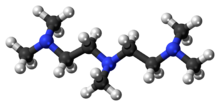 Ball and stick model of PMDTA