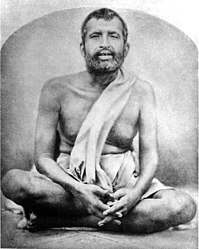 Image of Ramakrishna, sitting.