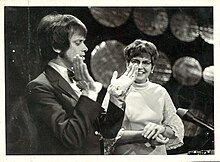 Columbus (left) on television in the early 1970s