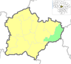 Location of Vilainiai Eldership