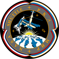 The Shuttle-Mir insignia