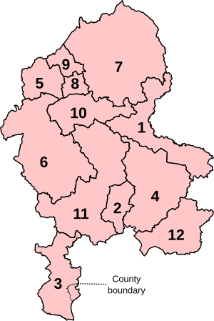 Current constituencies in Staffordshire