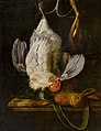 Still Life with a White Rooster and a Hare (between 1642 and 1693)